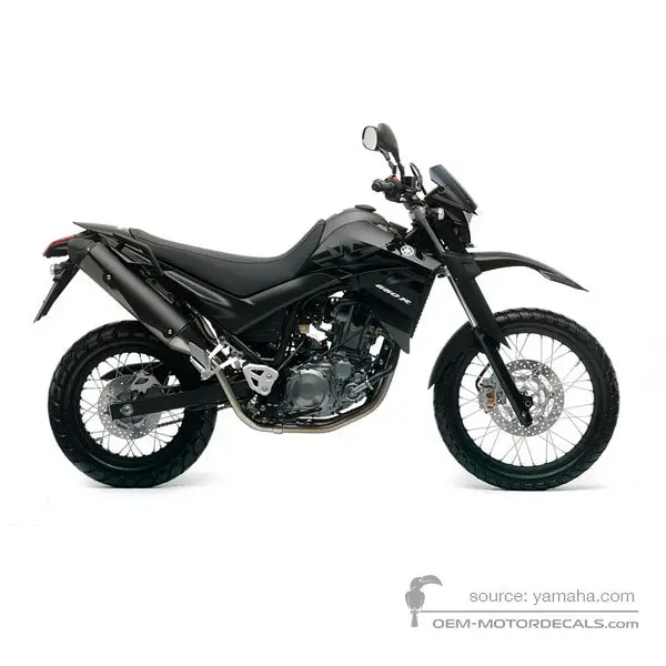 Yamaha XT660R 2008 - Noir - Yamaha Black