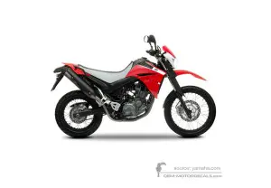 Aufkleber für Yamaha XT660R 2009 - Rot • Yamaha OEM-Aufkleber