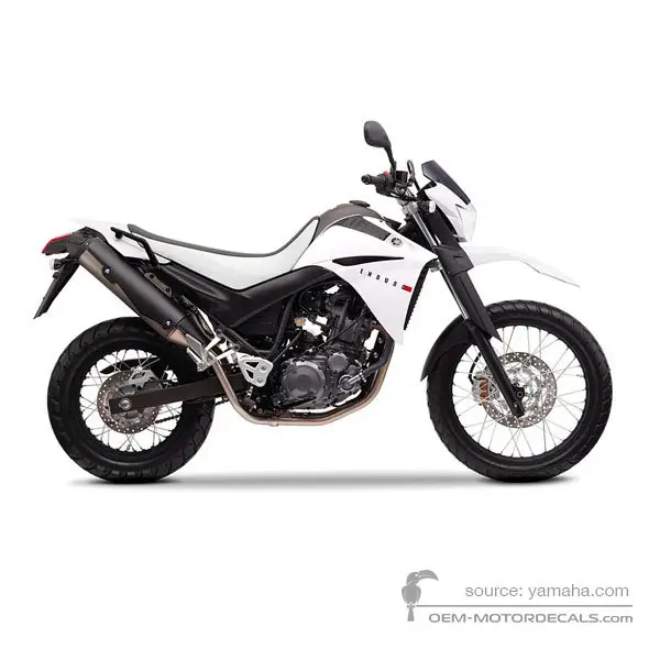 Yamaha XT660R 2011 - Blanc - Purplish White Solid 1