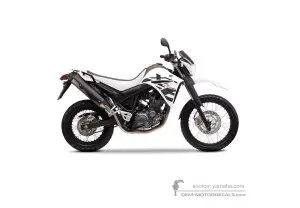 Aufkleber für Yamaha XT660R 2014 - Weiss • Yamaha OEM-Aufkleber