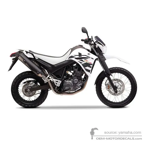 Yamaha XT660R 2014 - Blanc - Purplish White Solid 1