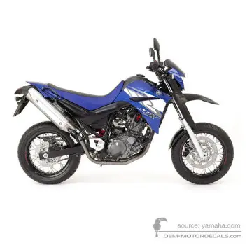 Yamaha XT660X 2004 - Blue - Deep Purplish Blue Solid E