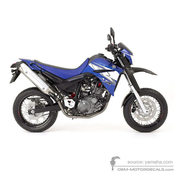 Decals for Yamaha XT660X 2005 - Blue • Yamaha OEM Decals