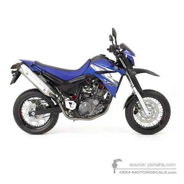 Yamaha XT660X 2004 - Blu - Deep Purplish Blue Solid E