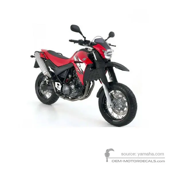 Yamaha XT660X 2005 - Rosso - Vivid Red Solid A
