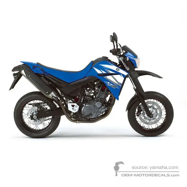 Yamaha XT660X 2006 - Blu - Deep Purplish Blue Solid