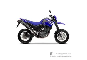 Autocollants pour Yamaha XT660X 2011 - Bleu • Yamaha Autocollants OEM