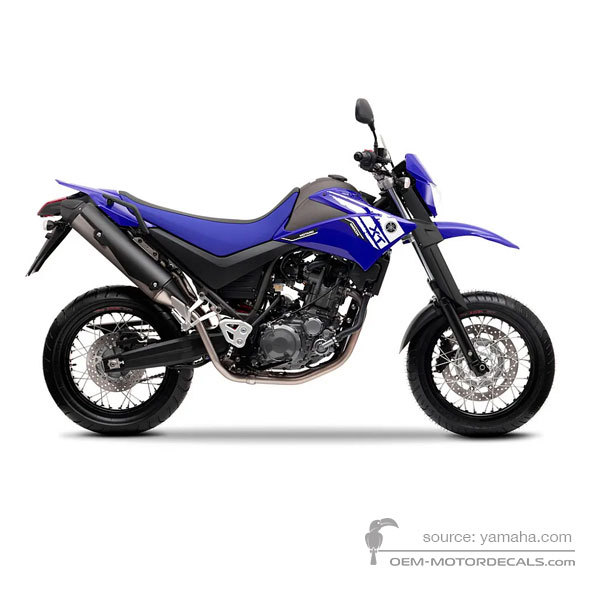 Naklejki do Yamaha XT660X 2011 - Niebieski • Yamaha Naklejki OEM