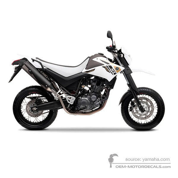 Naklejki do Yamaha XT660X 2011 - Biały • Yamaha Naklejki OEM