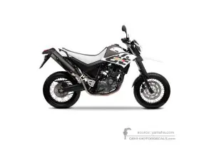 Adesivi per Yamaha XT660X 2014 - Bianco • Yamaha Adesivi OEM