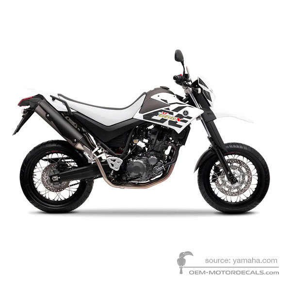 Autocollants pour Yamaha XT660X 2014 - Blanc • Yamaha Autocollants OEM