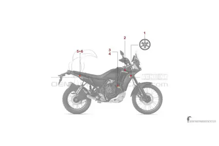 Yamaha XTZ690 | TENERE 700 2022 World Raid - Blau