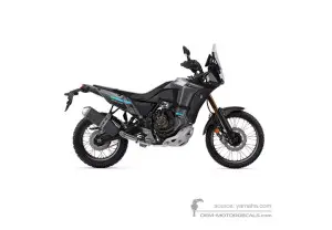 Aufkleber für Yamaha XTZ690 | TENERE 700 2024 World Raid - Dunkelgrau • Yamaha OEM-Aufkleber