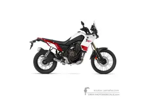 Autocollants pour Yamaha XTZ690 TENERE 700 2020 - Blanc • Yamaha Autocollants OEM