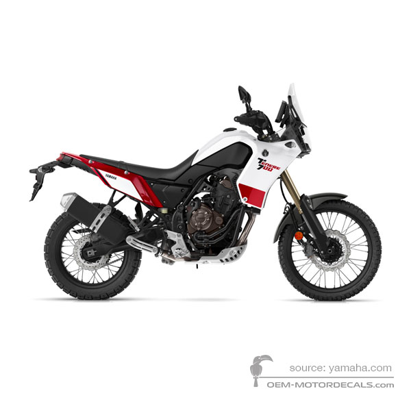 Aufkleber für Yamaha XTZ690 TENERE 700 2020 - Weiss • Yamaha OEM-Aufkleber