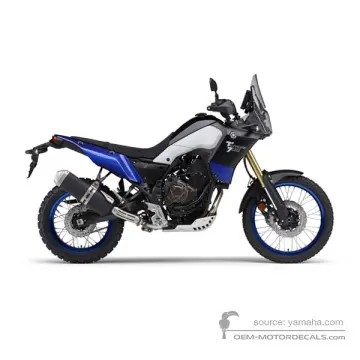 Yamaha XTZ690 TENERE 700 2020 - Gris - Mat Dark Gray Metallic 6