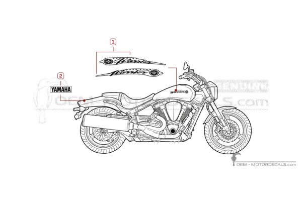 Yamaha XV1700 2004