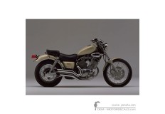 Autocollants pour Yamaha XV535 Virago 1990 • Yamaha Autocollants OEM
