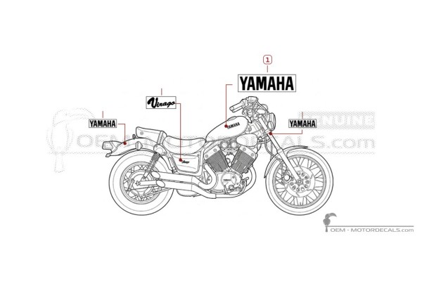 Yamaha XV535 Virago 1990