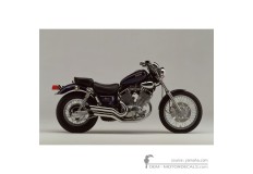 Aufkleber für Yamaha XV535 Virago 1992 • Yamaha OEM-Aufkleber