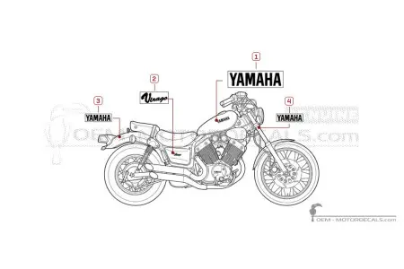 Yamaha XV535 Virago 1993