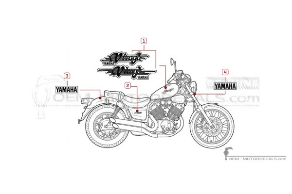Yamaha XV535 Virago 1995