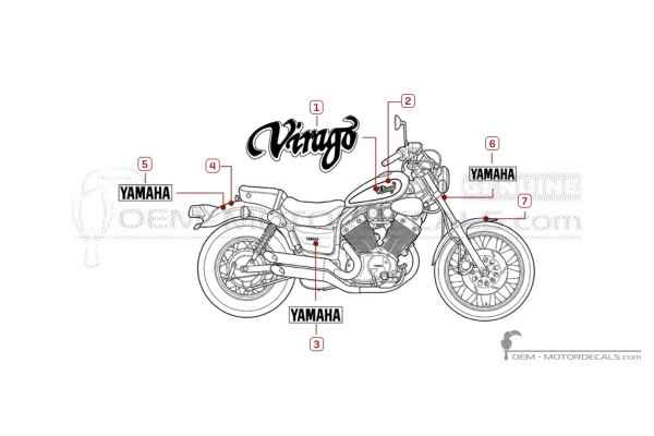 Yamaha XV535 Virago 1995