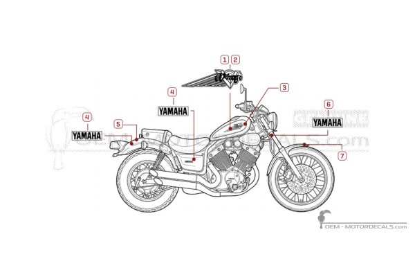 Yamaha XV535 Virago 1997