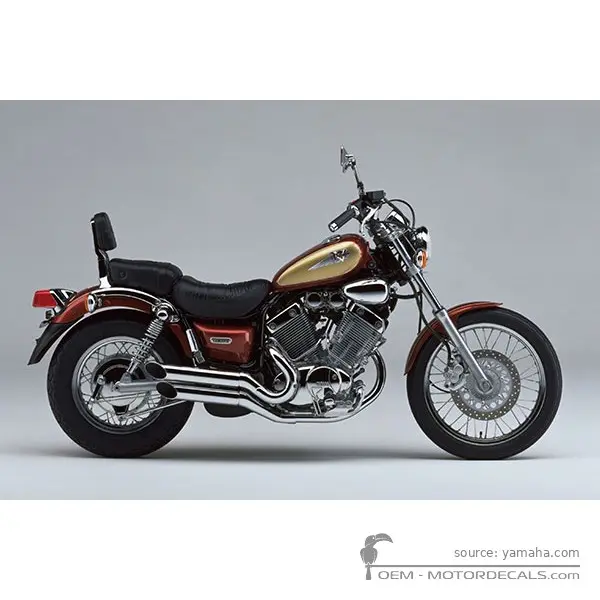 Yamaha XV535 Virago 2000 - Dull Yellowish Red Metallic 2
