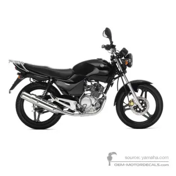 Yamaha YBR125 2005 - Zwart - Black Metallic X