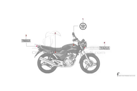Yamaha YBR125 2005 - Bleu