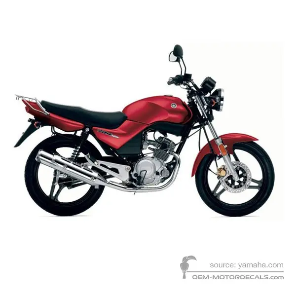 Yamaha YBR125 2006 - Rouge - Mature Red