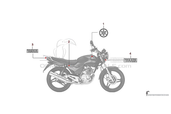 Yamaha YBR125 2006 - Blauw