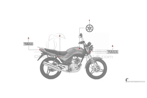 Yamaha YBR125 2006 - Rosso
