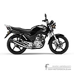 Yamaha YBR125 2007 - Noir