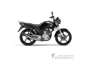 Pegatinas para Yamaha YBR125 2007 - Negro • Yamaha Pegatinas OEM