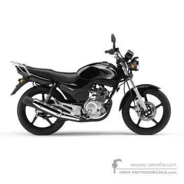 Yamaha YBR125 2007 - Zwart - Black Metallic X