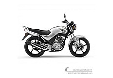 Adesivi per Yamaha YBR125 2007 - Grigio • Yamaha Adesivi OEM