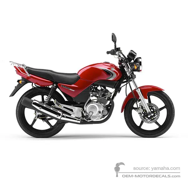 Yamaha YBR125 2007 - Rouge - Vivid Red Cocktail 7