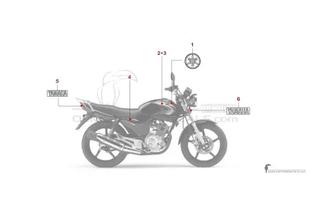 Yamaha YBR125 2007 - Negro