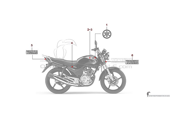 Yamaha YBR125 2007 - Schwarz