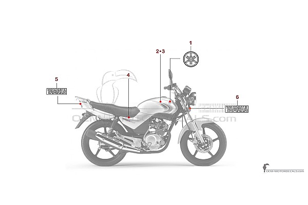 Yamaha YBR125 2007 - Grigio