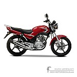Yamaha YBR125 2009 - Rot