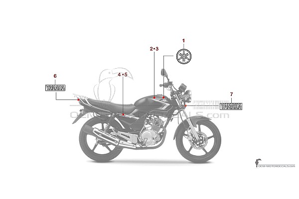 Yamaha YBR125 2009 - Czarny