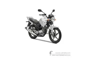 Autocollants pour Yamaha YBR125 2010 - Gris • Yamaha Autocollants OEM
