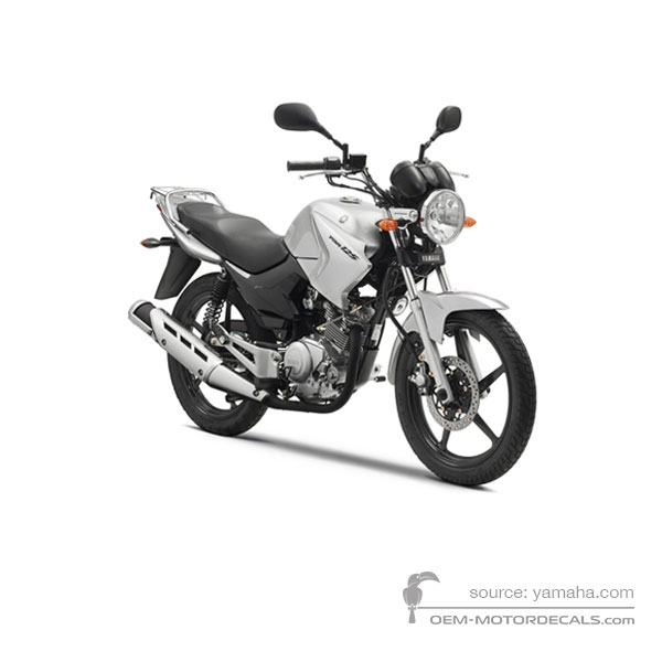 Aufkleber für Yamaha YBR125 2010 - Grau • Yamaha OEM-Aufkleber