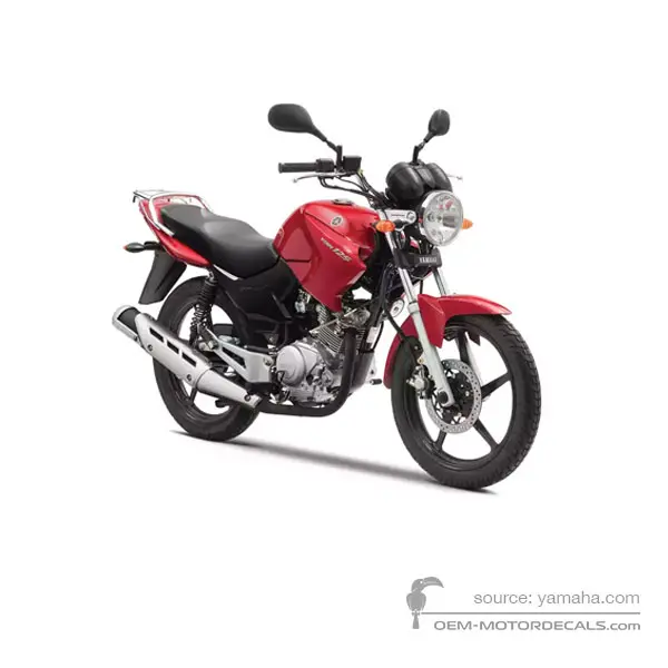 Yamaha YBR125 2010 - Rouge - Vivid Red Cocktail 7