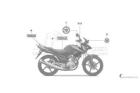 Yamaha YBR125 2014 - Schwarz
