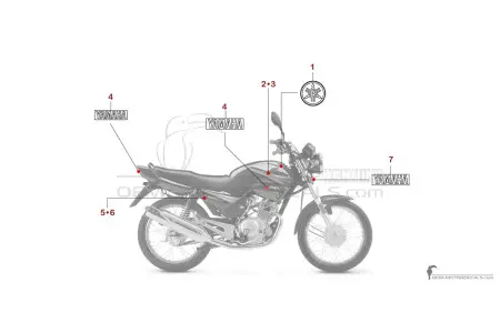 Yamaha YBR125E 2019 - Bleu