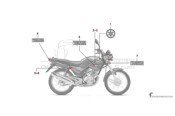 Yamaha YBR125E 2019 - Rosso